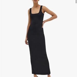 Good American Women’s Black Modern Scuba Tank Maxi Dress